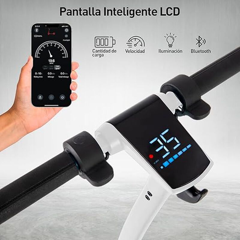 Scooter E11 Eléctrico Plegable para Adultos Blu... image number null