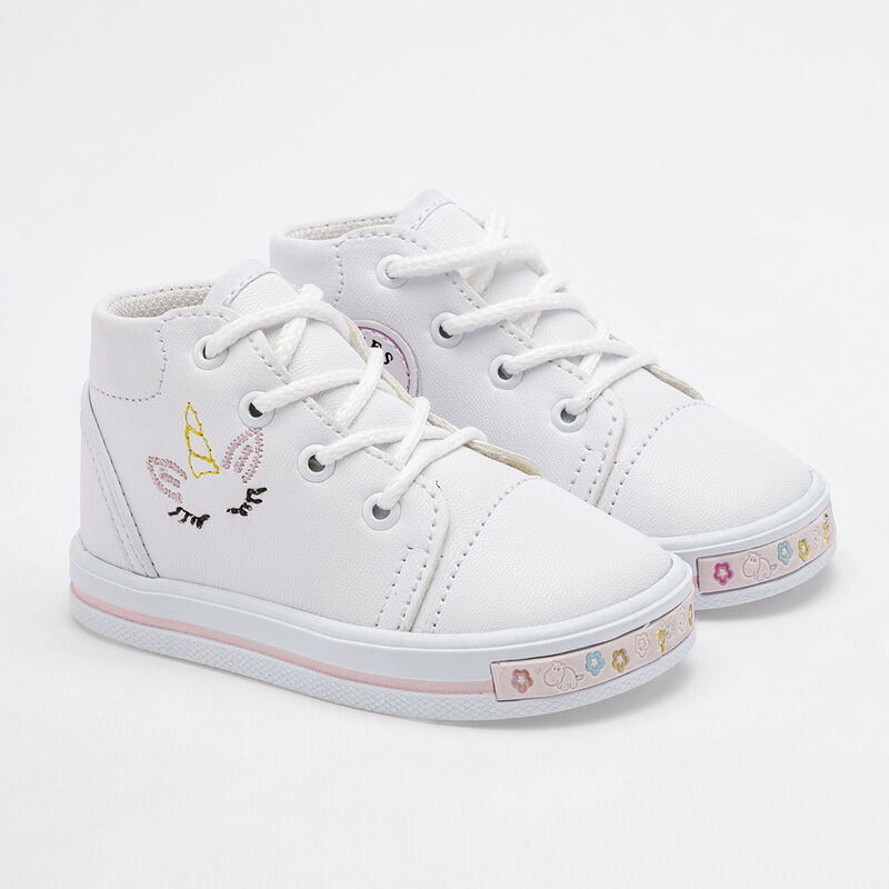 Chaparrin Tenis para beb&eacute; ni&ntilde;a blanco image number null