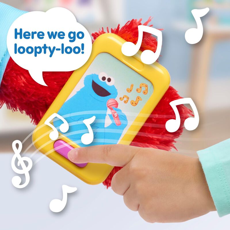 Elmo De Peluche Just Play Sesame Street Learnin... image number null