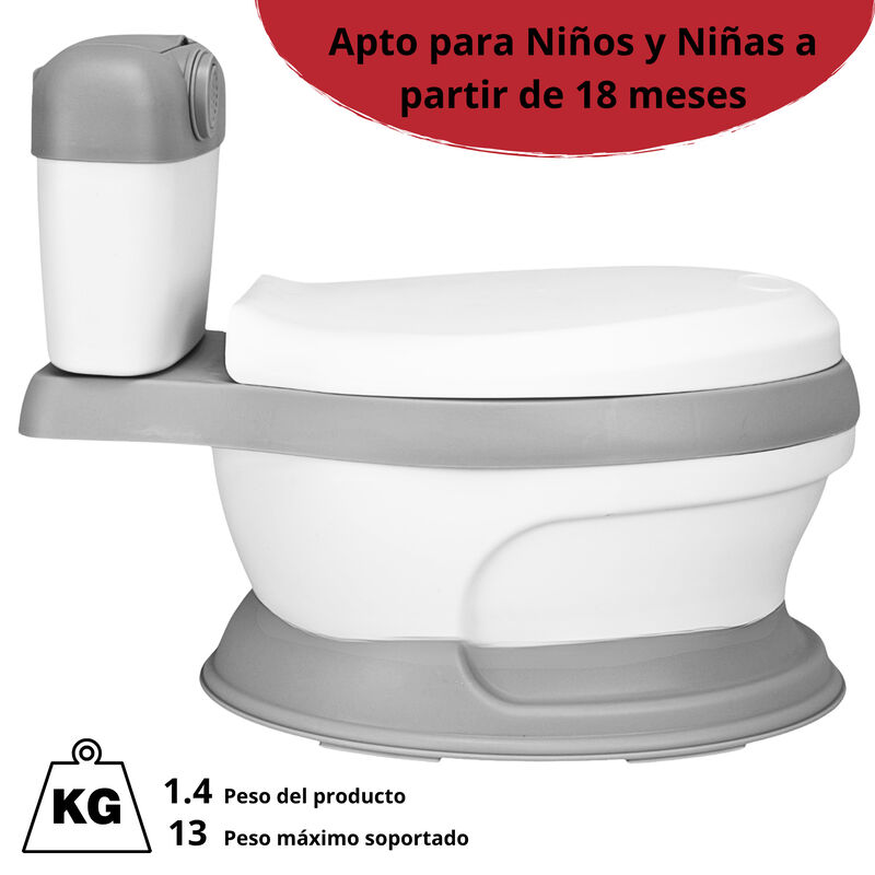 Baño Entrenador para Niños con Sonido Asiento A... image number null