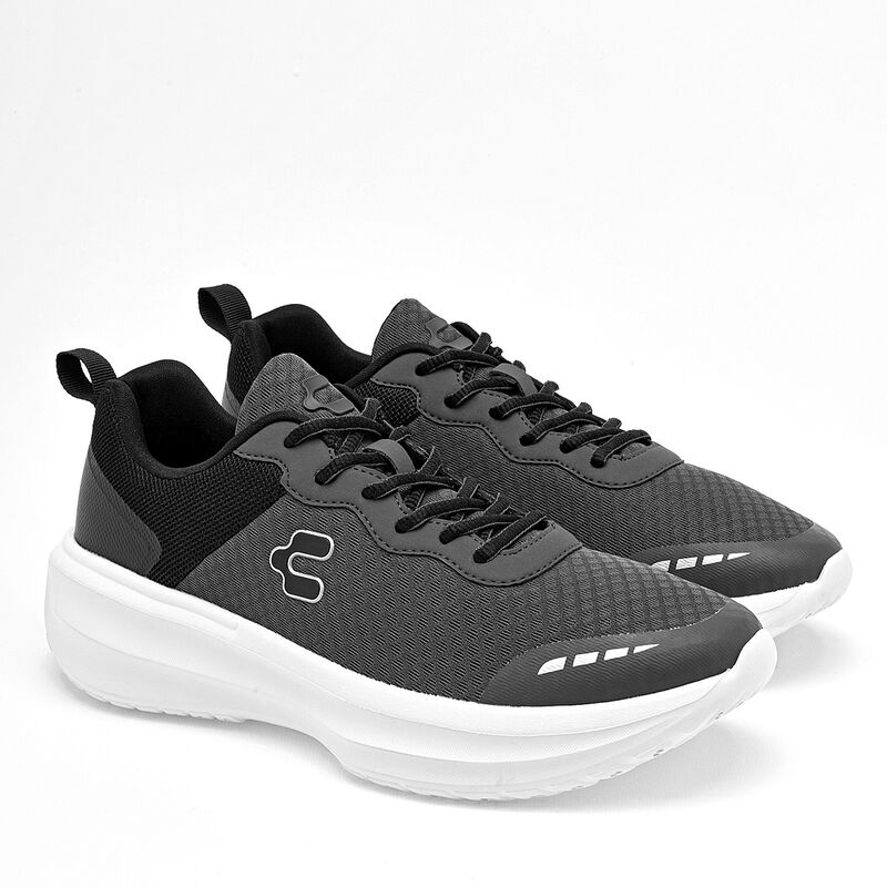 Charly Tenis deportivo para hombre gris negro image number null