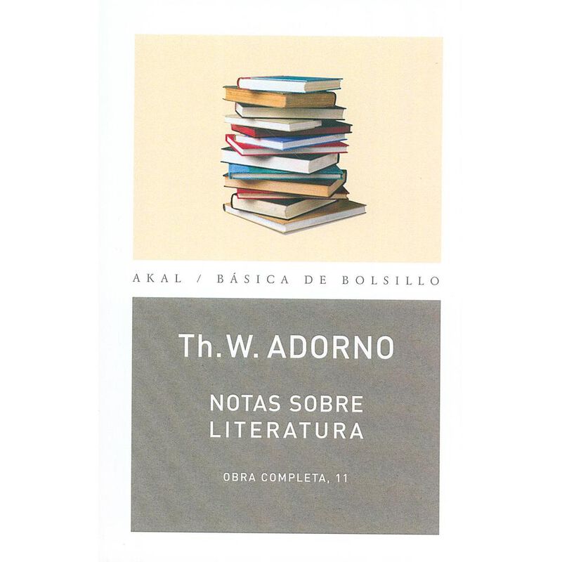 O.C. ADORNO 11 NOTAS SOBRE LITERATURA image number null