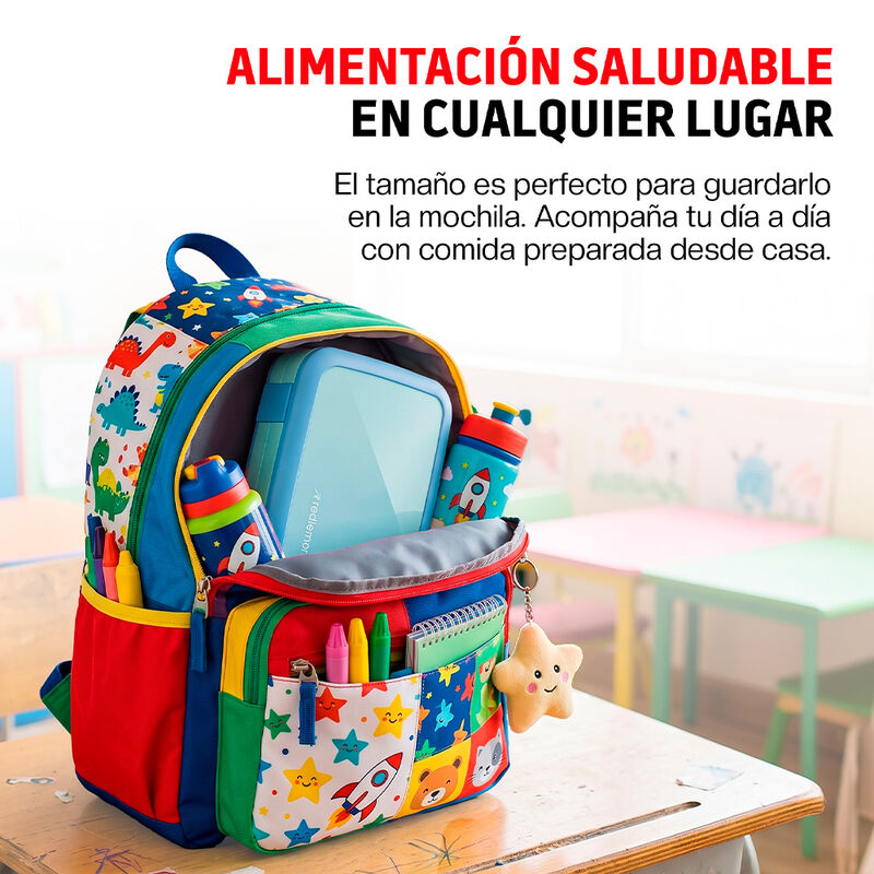 Lonchera para Ni&ntilde;os Bento Box de 5 Divisiones d... image number null