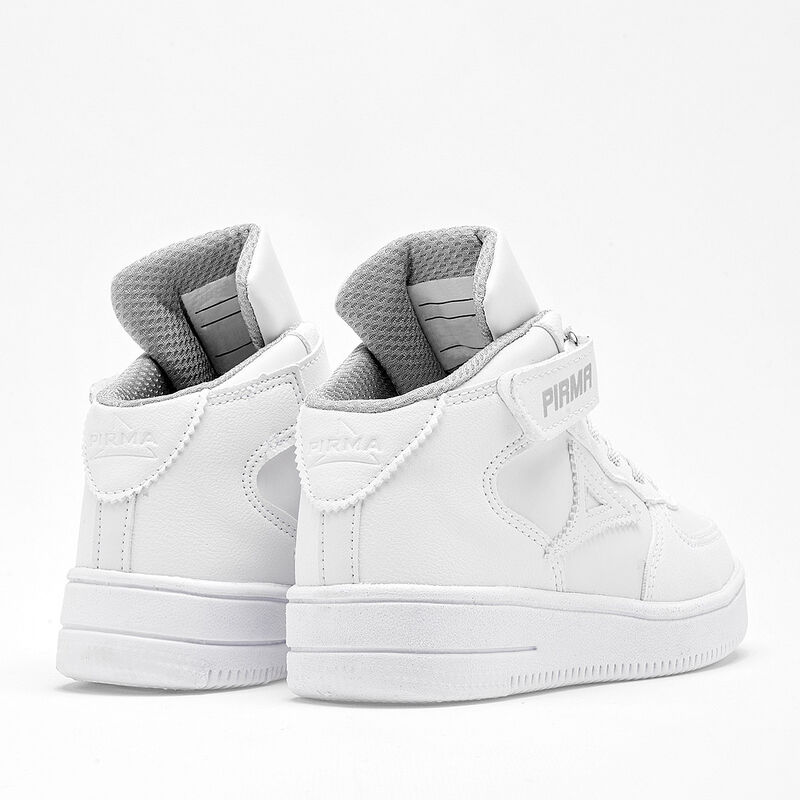 Pirma Tenis urbano para ni&ntilde;a. Blanco, agujeta e... image number null