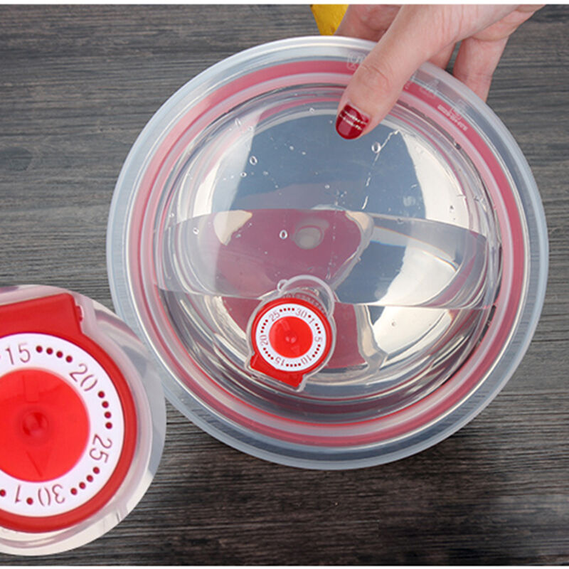 Juego de 3 Tazones de Acero Inox. con Tapa 1L, ... image number null