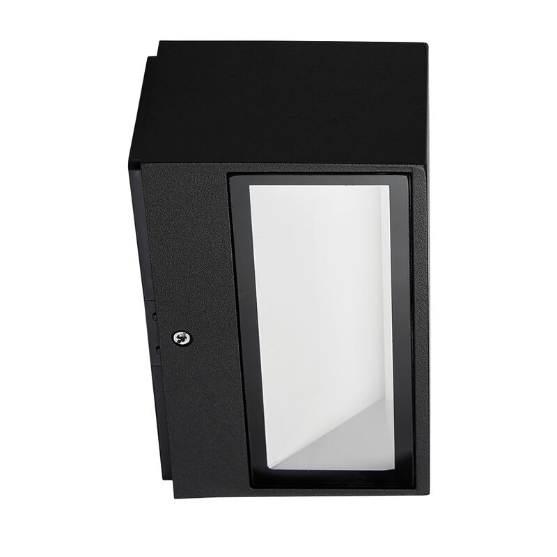 Lampara Muro Led Exterior Negro 9w Luz Blanca N... image number null