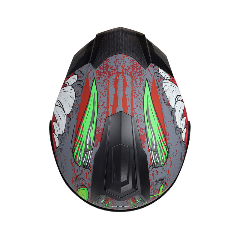 Casco Moto Abatible Boston Monster Cert Ece 220... image number null