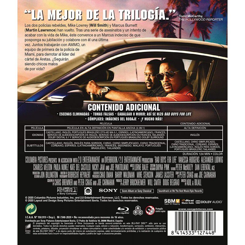 Bad Boys 3: Bad Boys For Life (bd) [blu-ray] image number null