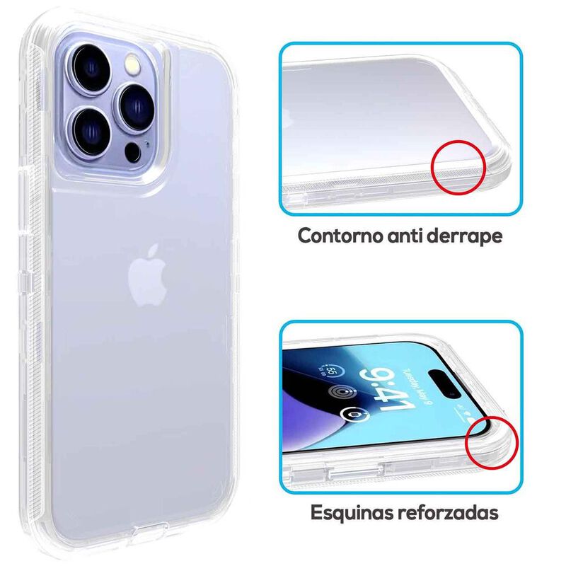 Funda TEKKU Protect 360 para iPhone 15 PRO MAX ... image number null