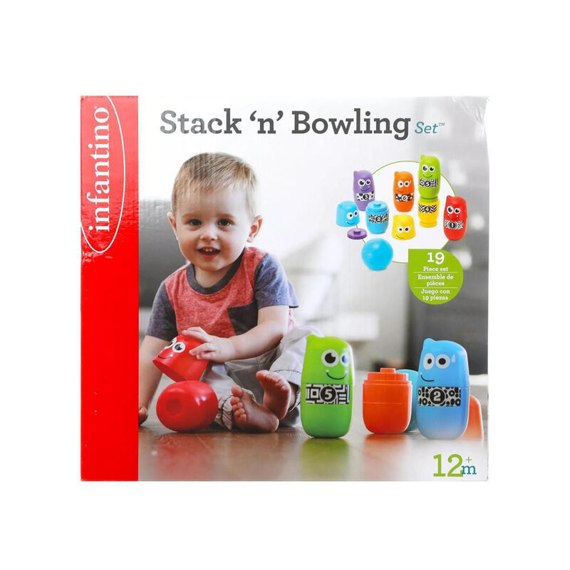 Juego De Bolos Infantino Stack N Bowling image number null