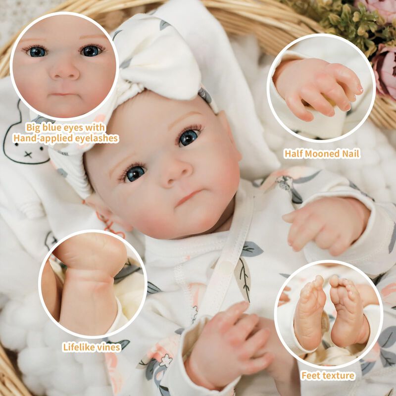 Mu&ntilde;eca Reborn Babeviimt Lifelike De 50 Cm Con A... image number null