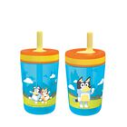 Set De Vasos Bluey Kelso De Zak Designs, 450 Ml, 2 Unidades, Para Ni&ntilde;os