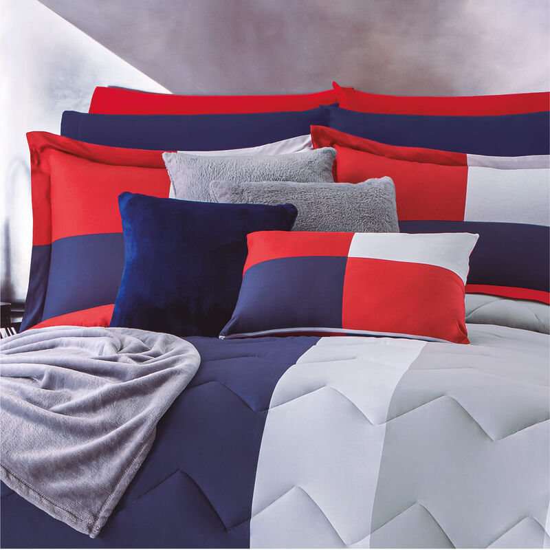 EDRED&Oacute;N LAVABLE NAVY 2V C/F Y C/C BIES ROJO MAT... image number null