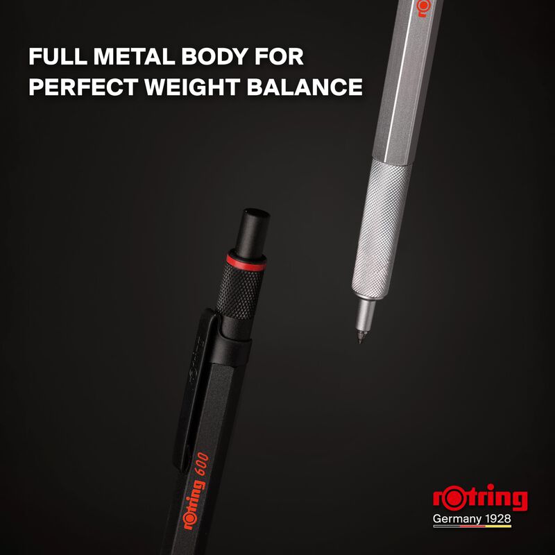 Bol&iacute;grafo De Gel Rotring 600, 0,55 Mm, Tinta Ne... image number null