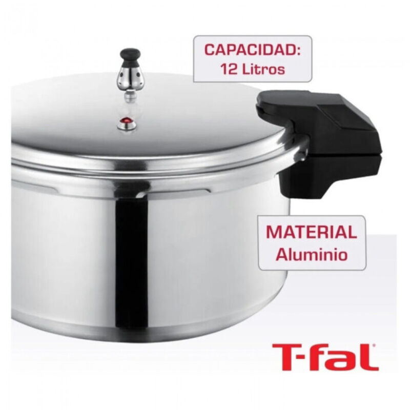 Olla de Presión T-Fal 12 L Válvula Seguridad Al... image number null