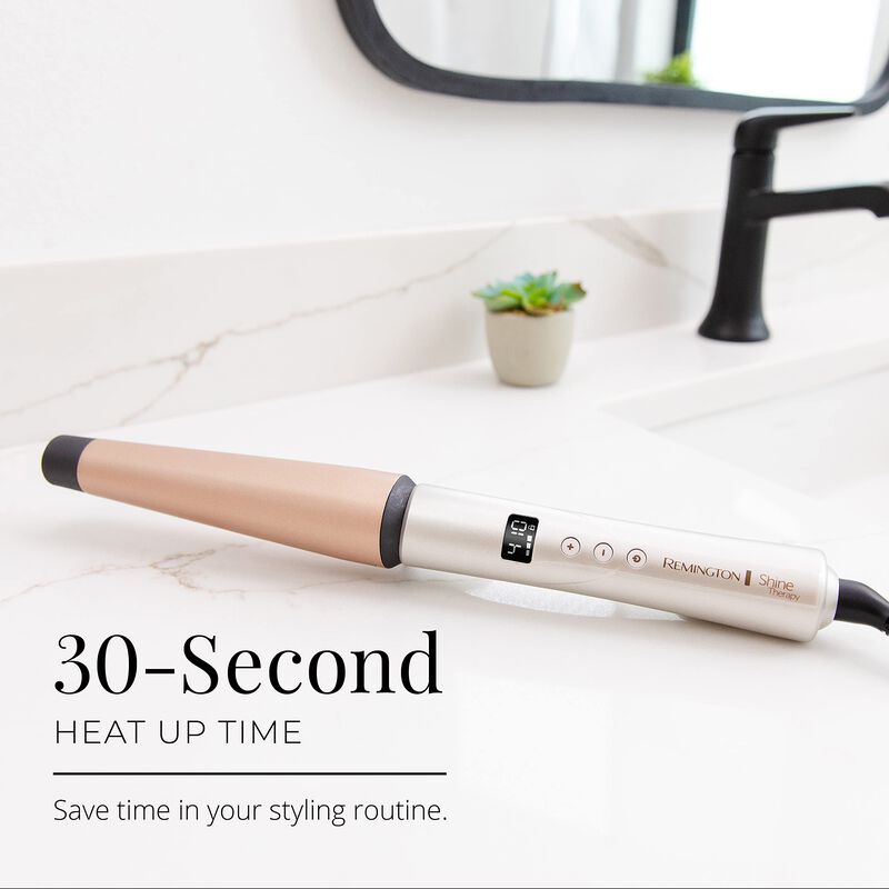 Curling Wand Remington Shine Therapy, 1-1 &frac12; Pul... image number null