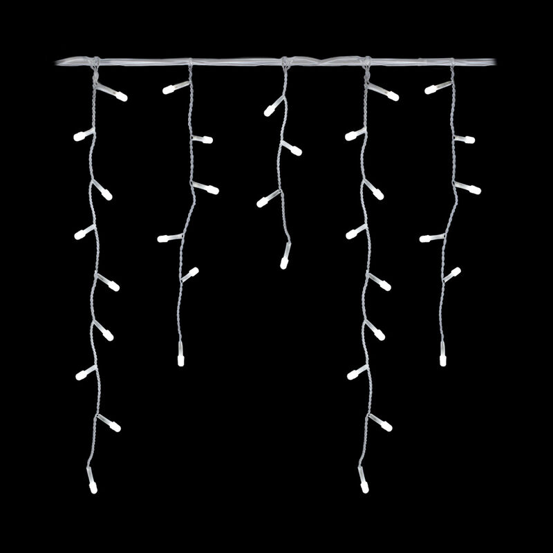 Serie Cascada Luz Blanca 500 Led Micr&oacute;fono 8 Fu... image number null