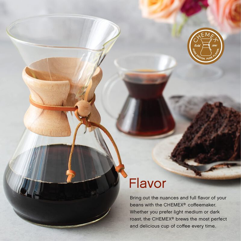 Cafetera Chemex Pour-over Glass Classic, 10 Taz... image number null