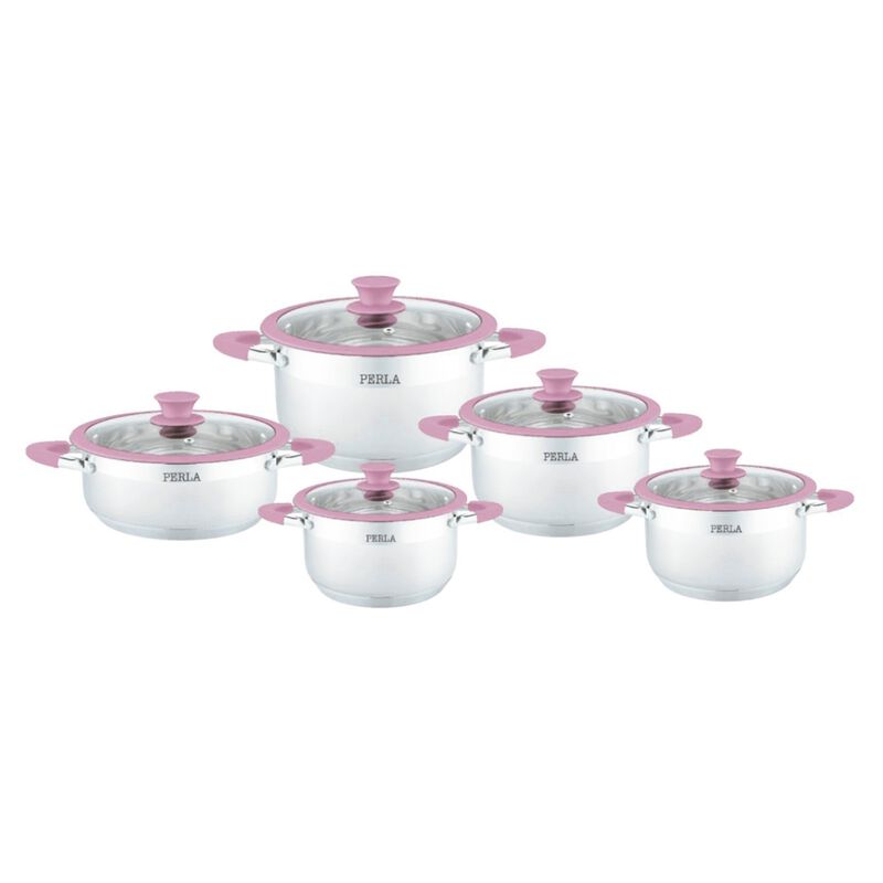 Bater&iacute;a de Cocina Perla R011RS Rebeca 10 Piezas... image number null