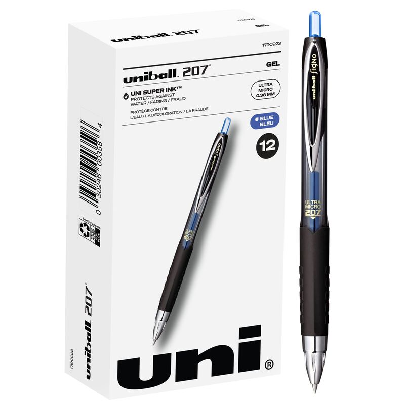 Bol&iacute;grafo De Gel Uniball 207 Signo Gel Ultra Mi... image number null