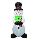 Mu&ntilde;eco De Nieve Inflable Para Exteriores Ace Trding Four Seasons 244 Cm