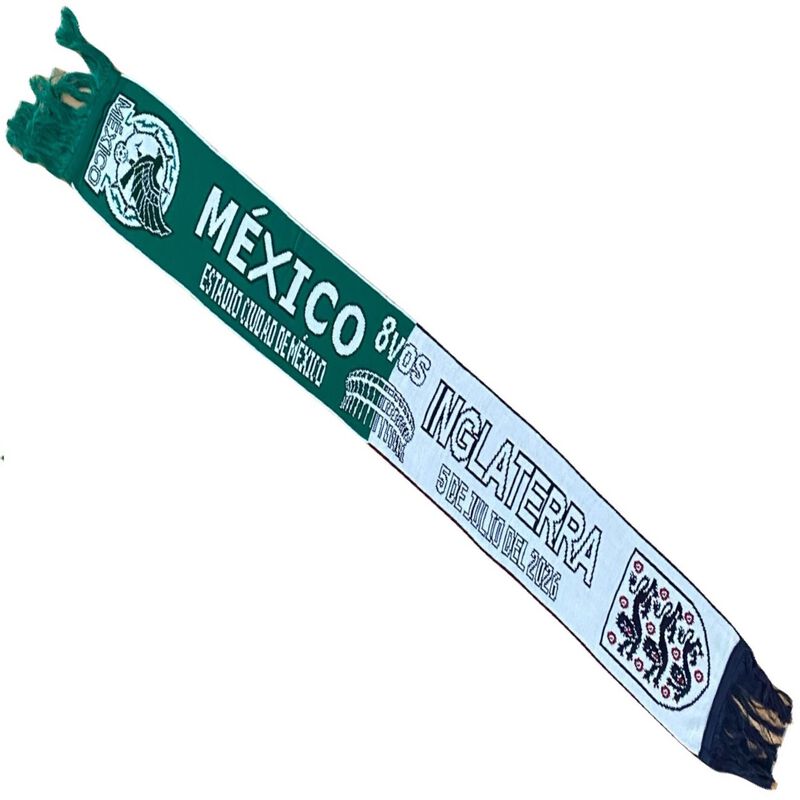 Bufanda Futbol Mundial 2026 Partido Mexico Vs I... image number null