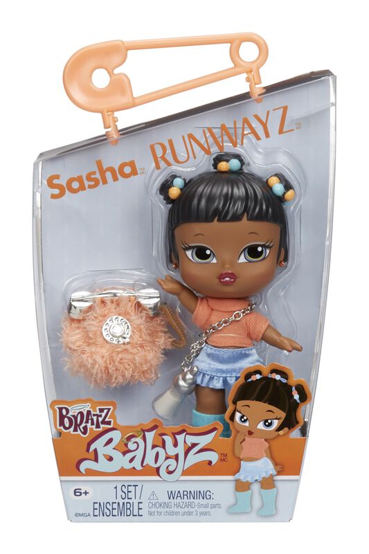Mu&ntilde;eca De Moda Bratz Babyz Runwayz Sasha Con Mo... image number null