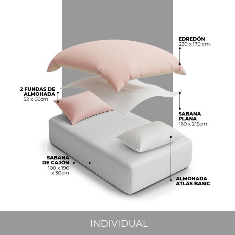 Set de Cama completo Bed in Box Reversible  Bic... image number null