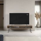 Mesa Para Tv Ralf Miel Para Tv Hasta 70 Pulgadas Virtual Muebles