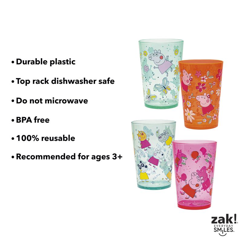 Vaso De Bebida Zak Designs 410 ml Pack De 4 Pep... image number null