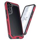 Funda GHOSTEK Atomic para Samsung S22 PLUS Aluminio Transp Roja