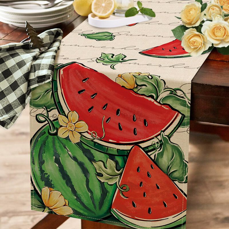 Caminero De Mesa Seliem 33x91 Cm Sand&iacute;a Tropica... image number null