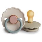 Chupete Frigg Margarita De Caucho Natural Libre De Bpa 2 Unidades