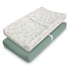 Juego De 2 Fundas Para Cambiador Blissful Diary Con Estampado Boho