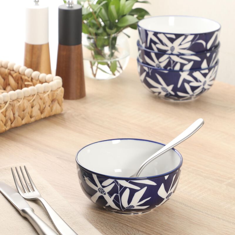 Juego de 4 Cuencos para Cereal Gibson Home 14cm... image number null