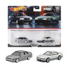 Minicoche Hot Wheels Hyf04 Premium, Paquete De 2 Unidades, Nissan Sentra Se-r/nissan Silvia (s13) Del 91