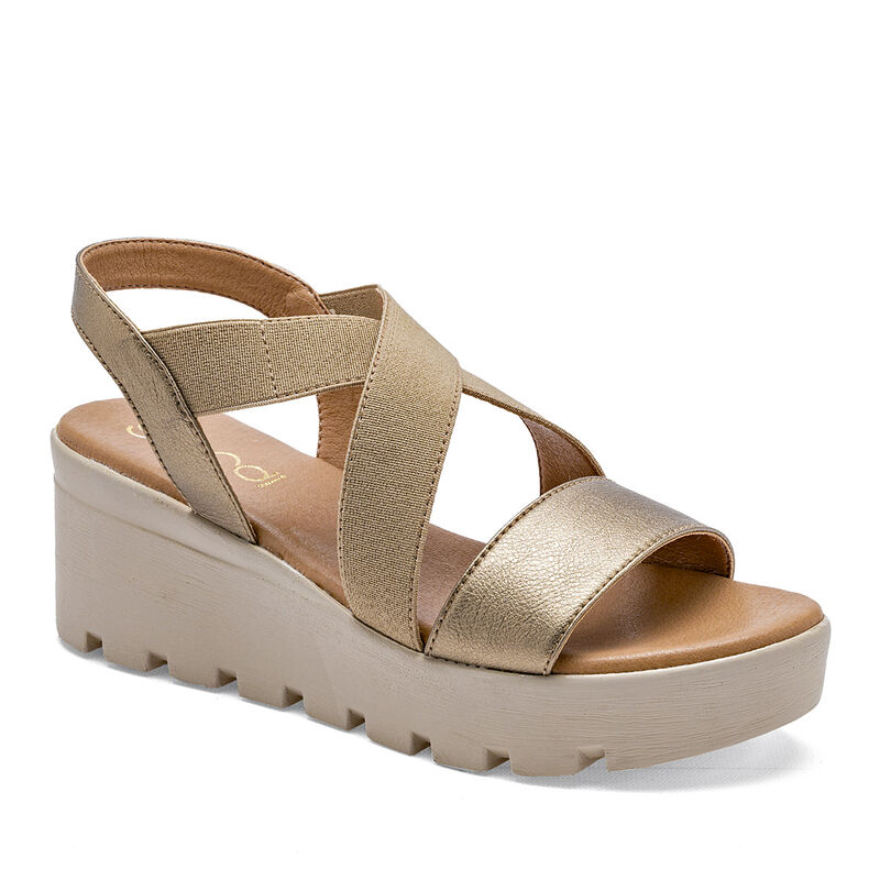 Gilardi Sandalia Para Mujer Dorado Cod 132258-e image number null