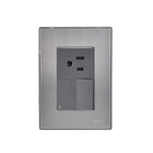 Paquete 5 piezas Placa Armada Con 1 Apagador Escalera Y 1 Contacto De 1.5 M&oacute;d