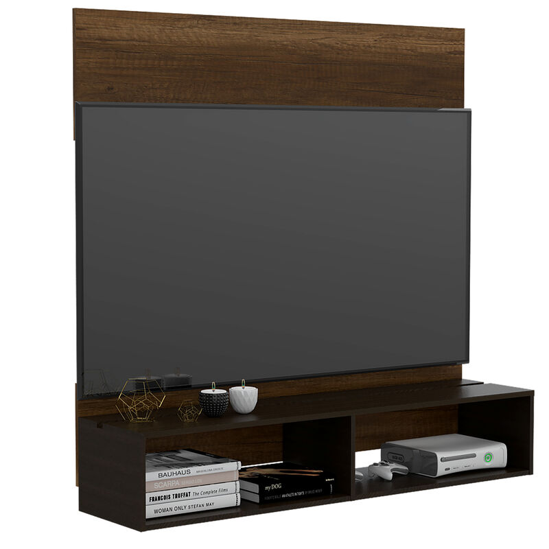 Mesa Para Tv Clasic Cobre Y Wengue Para Televis... image number null