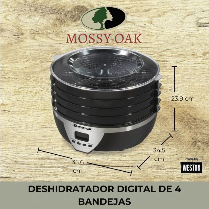 Deshidratador De Alimentos Mossy Oak Digital De... image number null