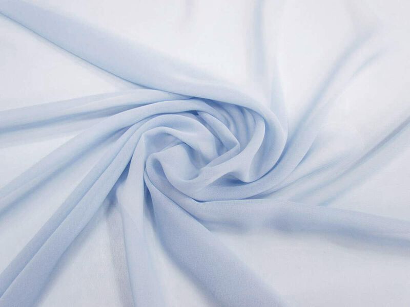 Tela Mds Chiff&oacute;n 112 Cm Azul Beb&eacute; 10 Yardas image number null