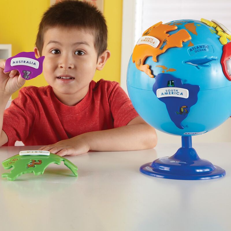 Puzzle Globe Learning Resources, 14 Piezas, Par... image number null