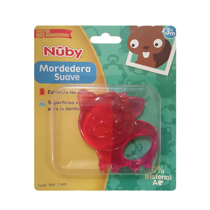 Mordedera Suave Nuby Pig Rosa image number null