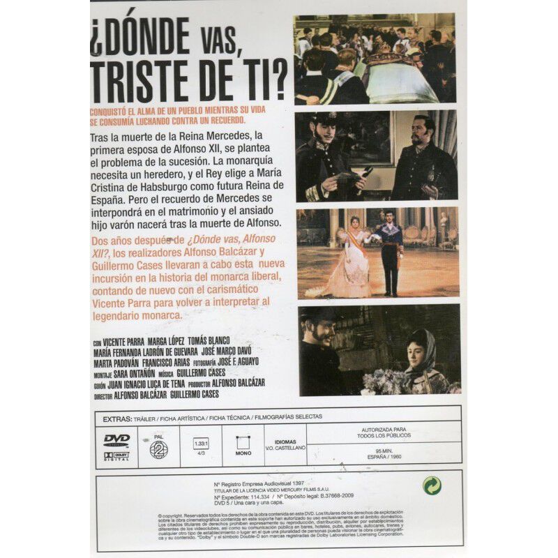 &iquest;D&oacute;nde Vas Triste De Ti? (Edici&oacute;n Sobre) [DVD] ... image number null