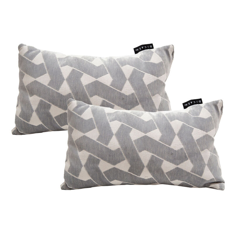 Set de 2 Cojines Dicasa DeltaOne Gris image number null