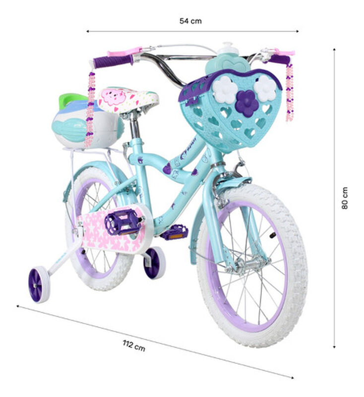 Bicicleta Infantil Azul R16 + Canasta Termo Y R... image number null