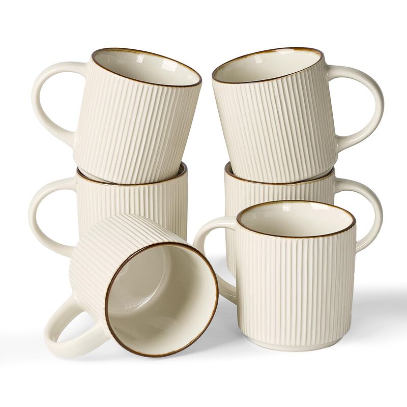 Juego De 6 Tazas De Cer&aacute;mica Famiware 355 ml image number null