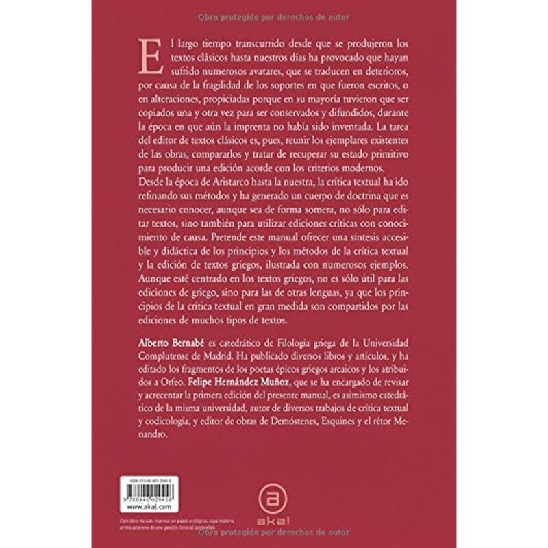 Manual de cr&iacute;tica textual y edici&oacute;n de textos g... image number null
