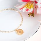 Pulsera Girasol De Plata Con Ba&ntilde;o de Oro