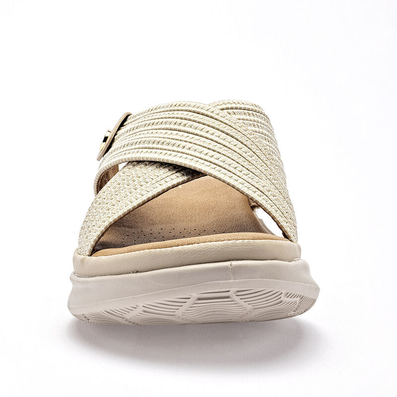 Been Class sandalia plataforma para mujer beige... image number null